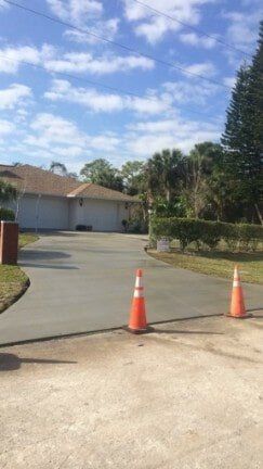 Wet Driveway in Concrete Driveways Fort Myers, FL