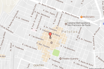 No centro de Pelotas, com fácil acesso aos principais pontos da cidade. Como chegar