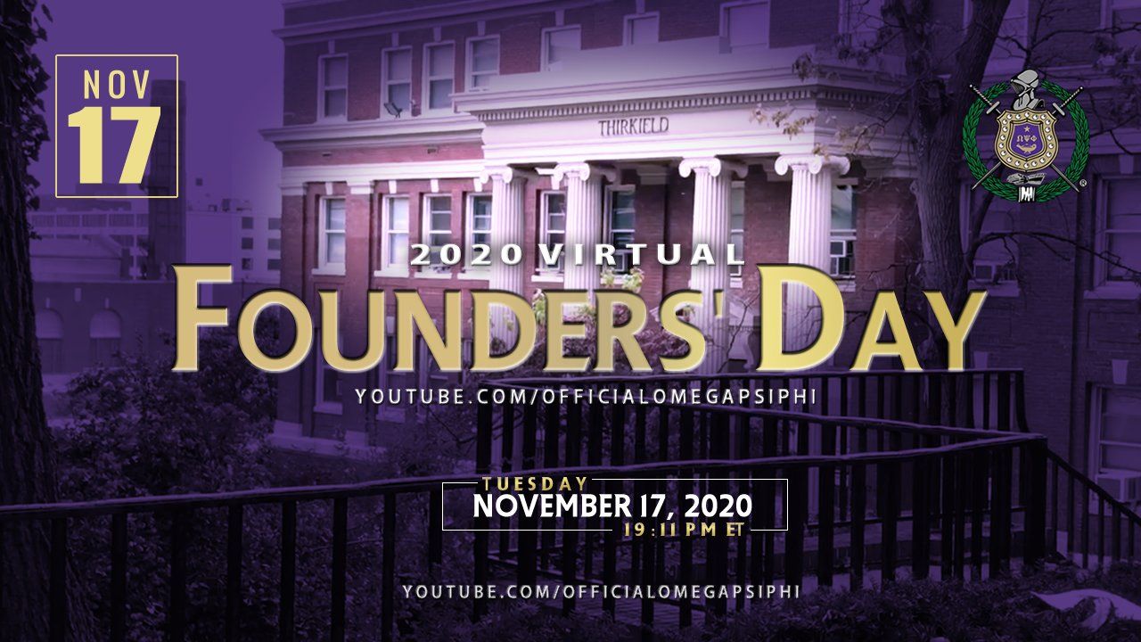 A poster for founders day on november 17 2020