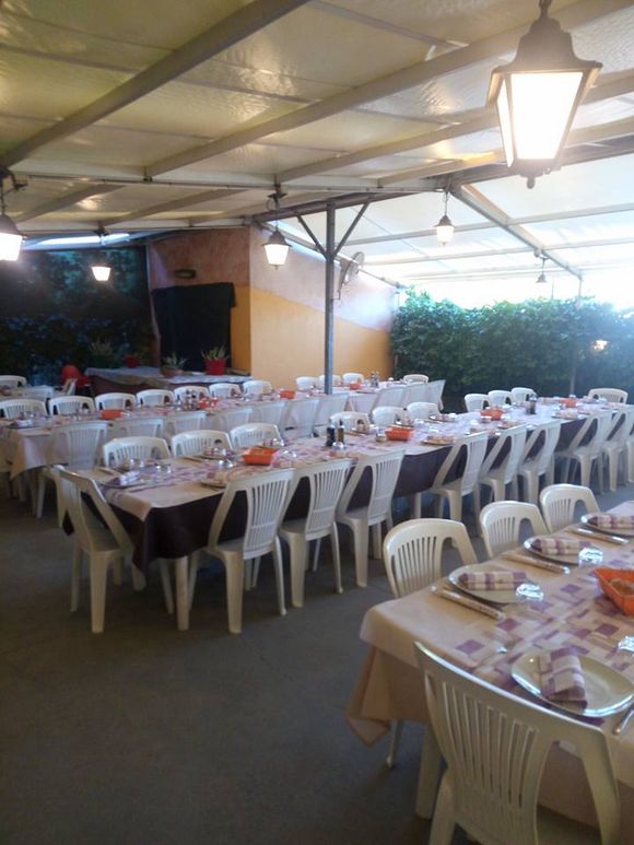 dehors di un locale con copertura