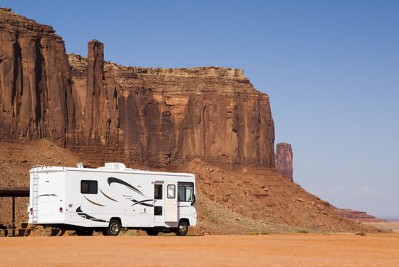 RV Parts — RV Parked at Campground in El Cajon, CA