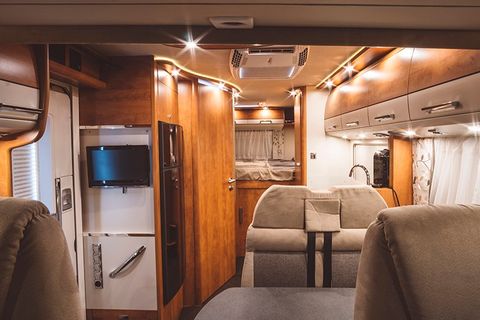 RV Electrical — Inside of Modern Caravan in El Cajon, CA RV Electrical — Inside of Modern Caravan in El Cajon, CA