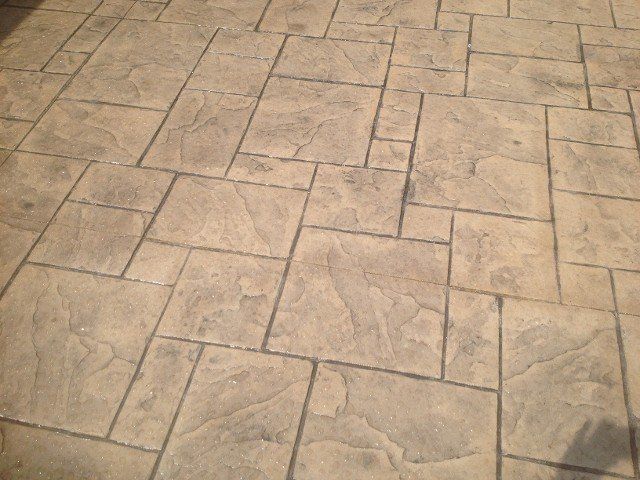 Brick floor - stamped concrete in Churubusco, IN