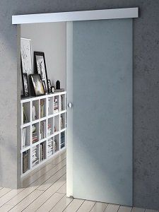 Top plinth available in stainless or aluminium Glass Slding Door