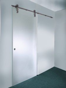 Sliding Glass Door Made to Measure In Clear or Opal Sliding glass door