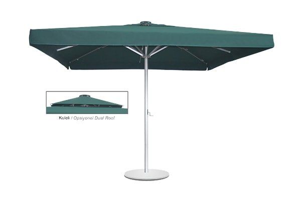 Sun Dream Silver Square Umbrella