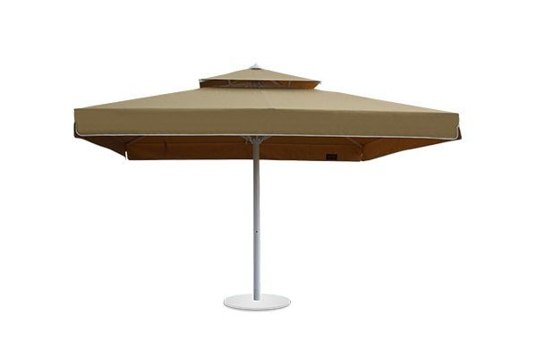 Manuel Telescopic Square Dual Roof Umbrella