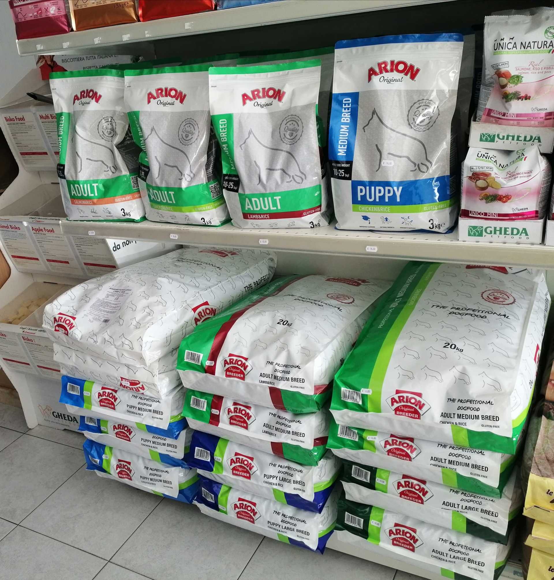 vendita mangimi per roditori