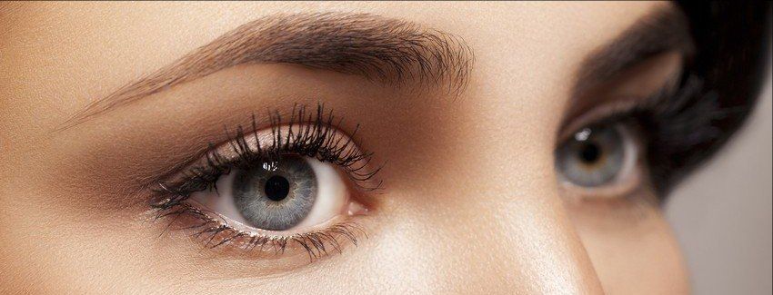 perfect eyebrows and eyelashes