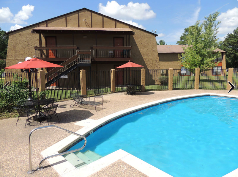 A view of the pool