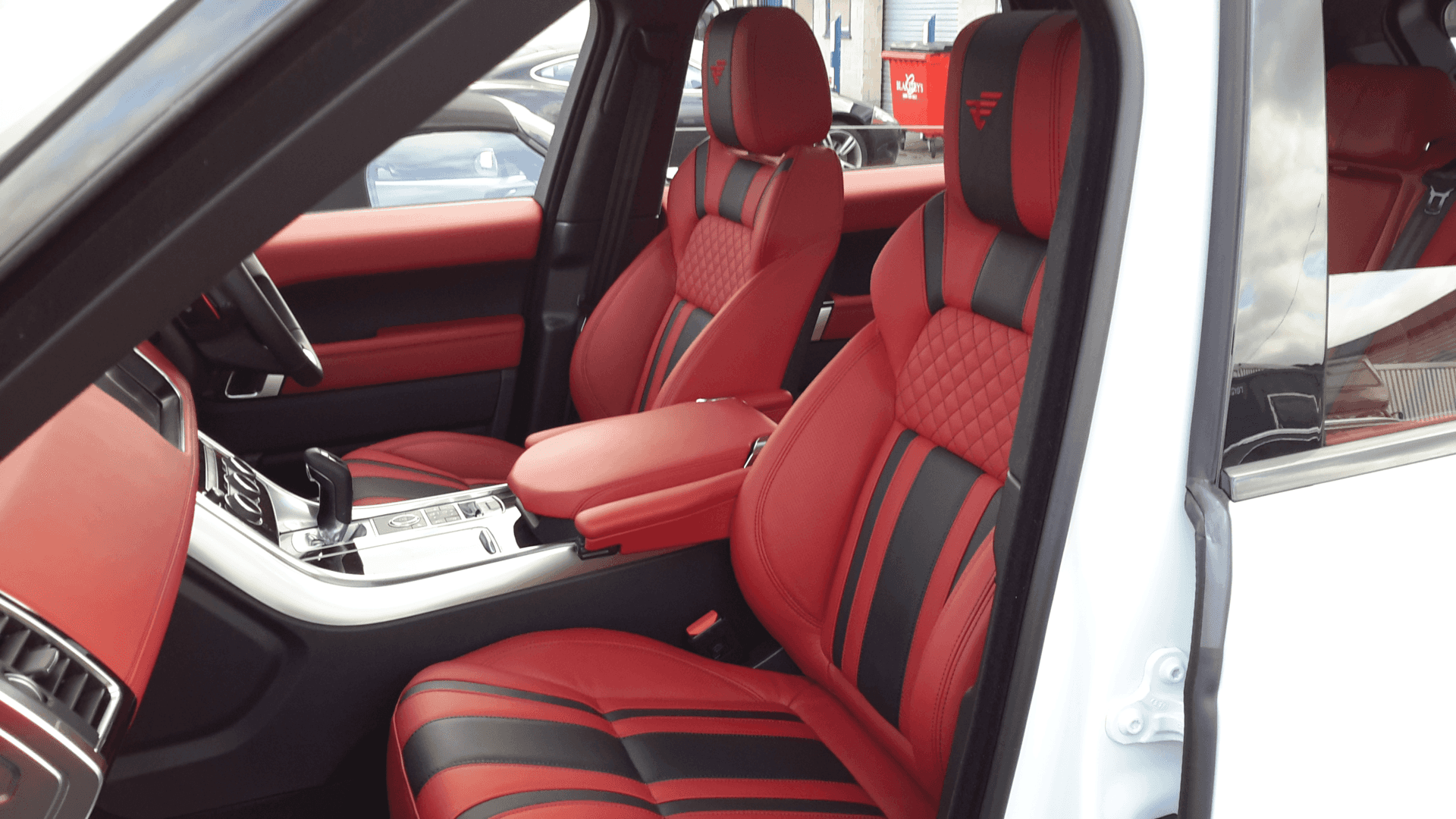red seat cover