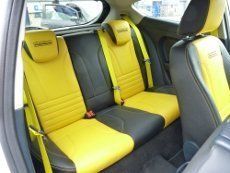 yellow car seats