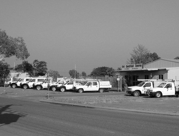 View of cars parked in the parking lot