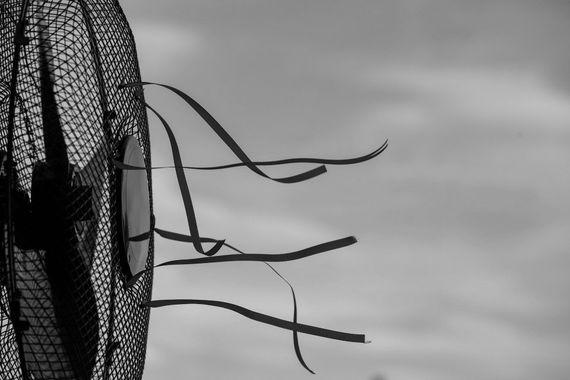 Ventilatore acceso