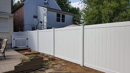 custom pvc, white picket fence in the tri-state area