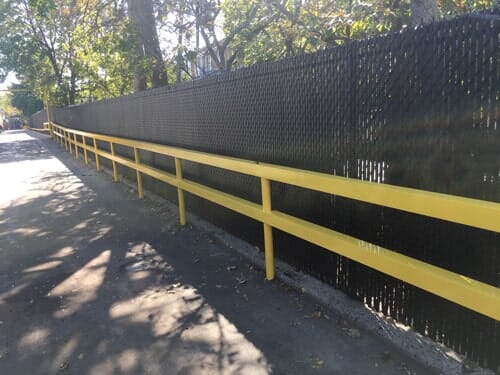 Guard rail beside the park—Security Fence in Bronx, NY