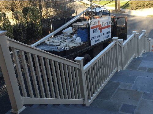 3rd view White PVC handrail - Repair and Installation in Bronx, NY