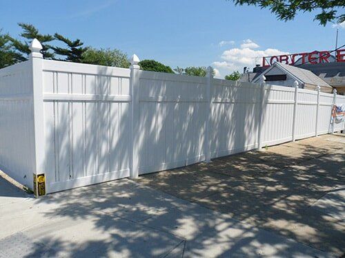 White PVC Fence—Security Fence in Bronx, NY