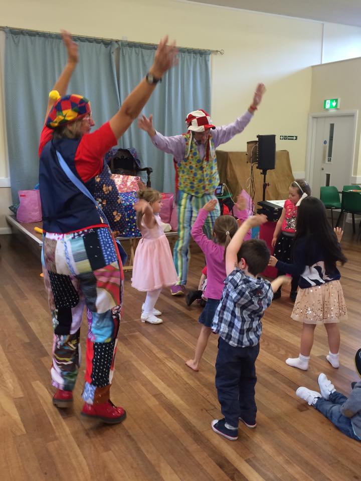 Party dances at the birthday party