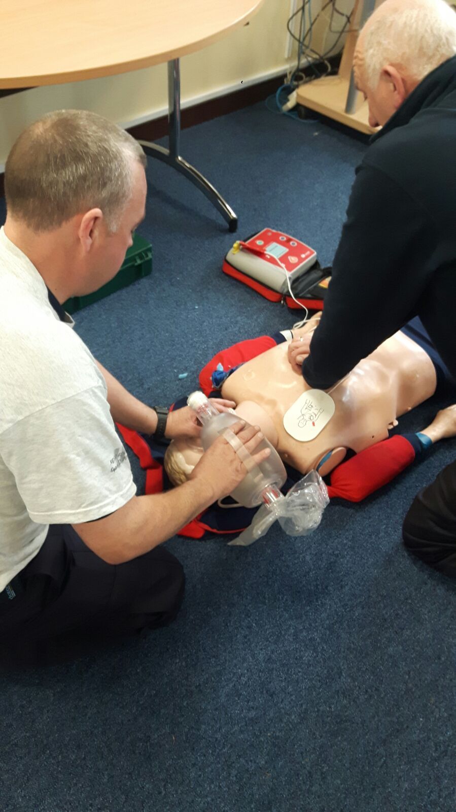 First aid training