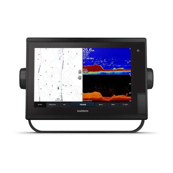 A garmin gps navigator is shown on a white background.