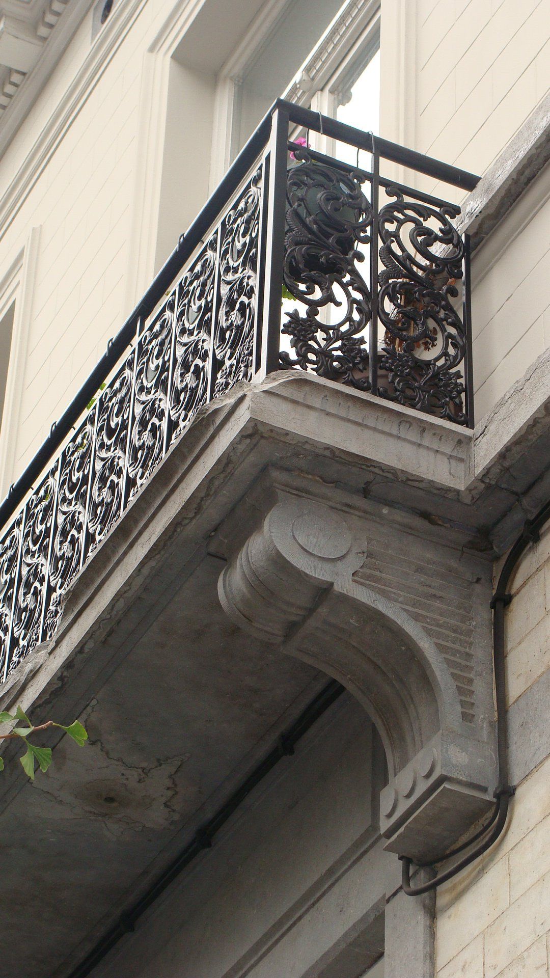 Balcon en fonte