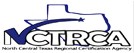 NCTRCA logo: blue checkmark and Texas outline with text