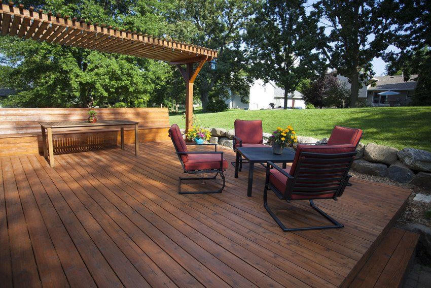 Decking and pathways