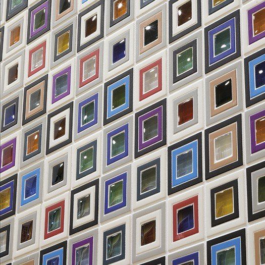 mosaico multicolor boxer