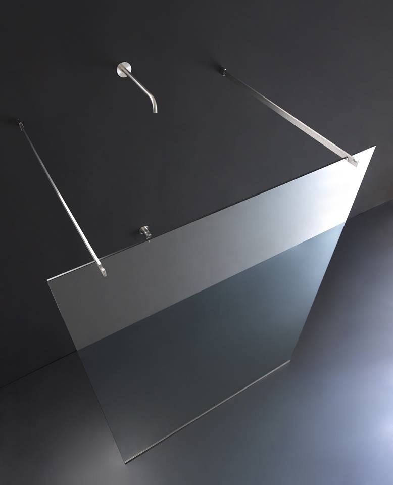box doccia aisi design in acciaio su misura