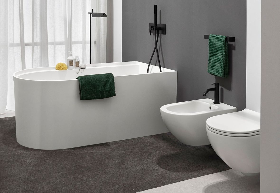 vasca da bagno febe di ceramica cielo  design