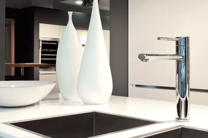 rubinetto miscelatore di design per cucina di Gessi