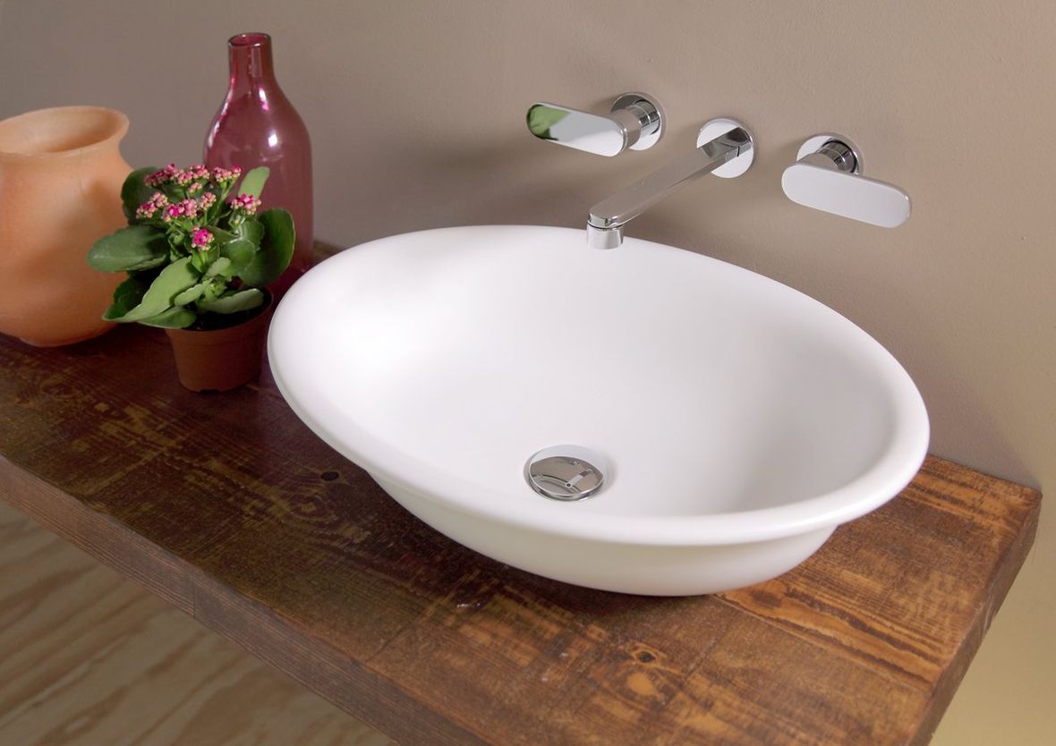 rubinetto a parete per bagno di flaminia