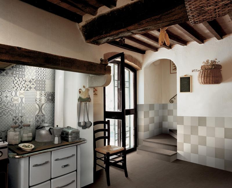 Superfici cucina serie Cementine di Dado Ceramica