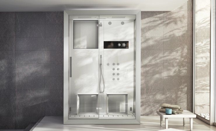 box doccia multifunzione jacuzzi frame