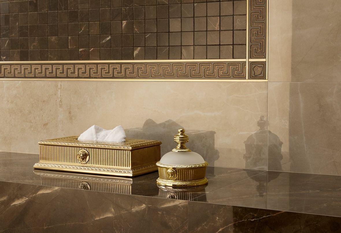 rivestimento in gres porcellanato serie emote di versace ceramics