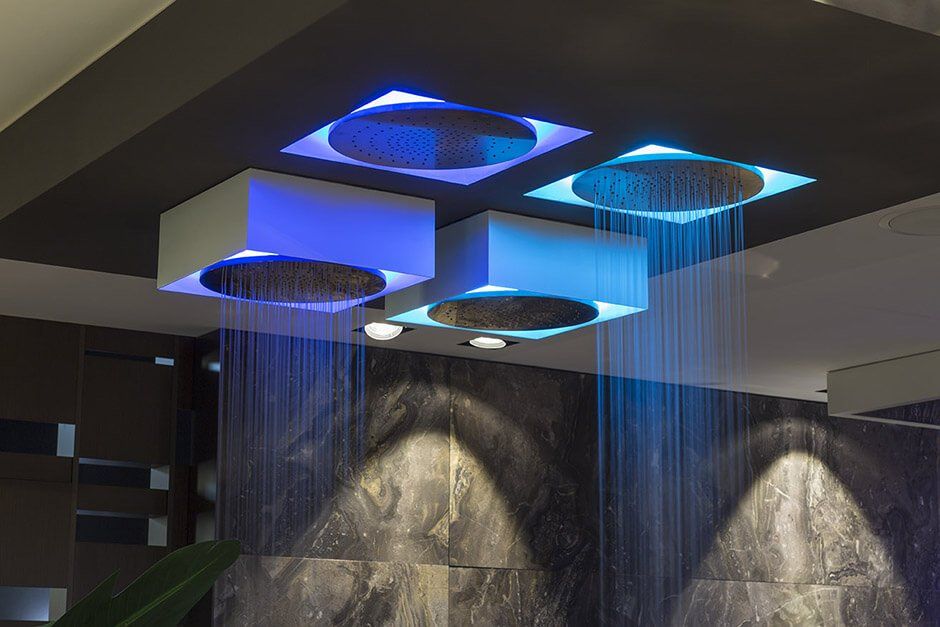 private wellness home spa gessi cromoterapia