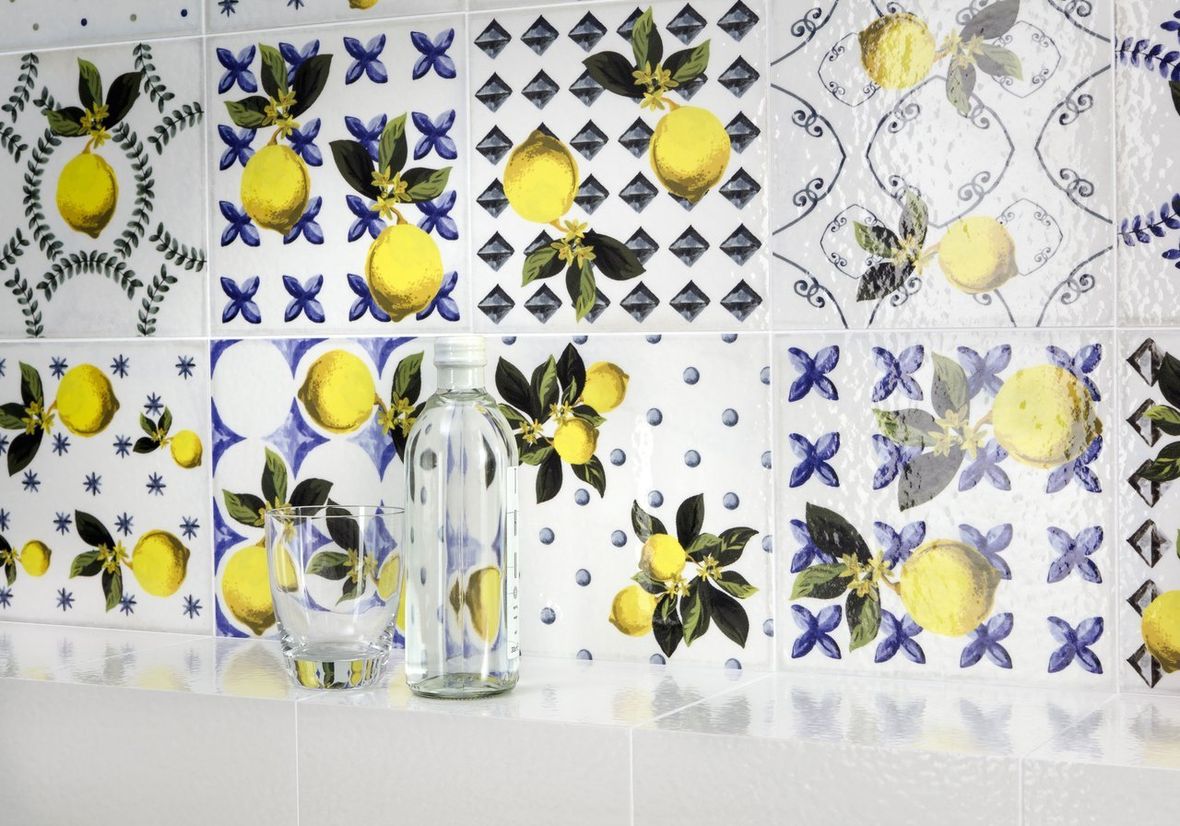 #Rivestimento #cucina della collezione Vita di #Ceramicha Sant'Agostino