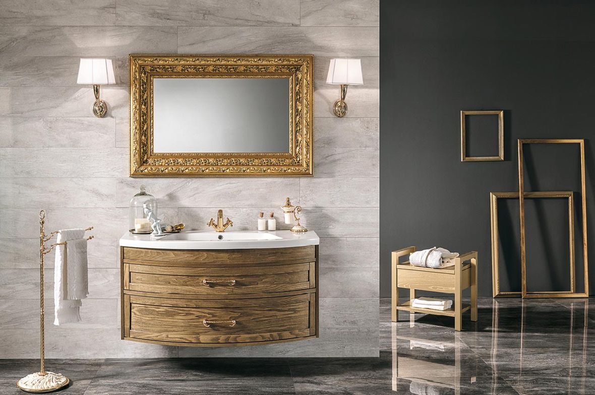 Mobile da bagno eban  legno