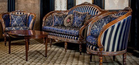 sofa set and tea table