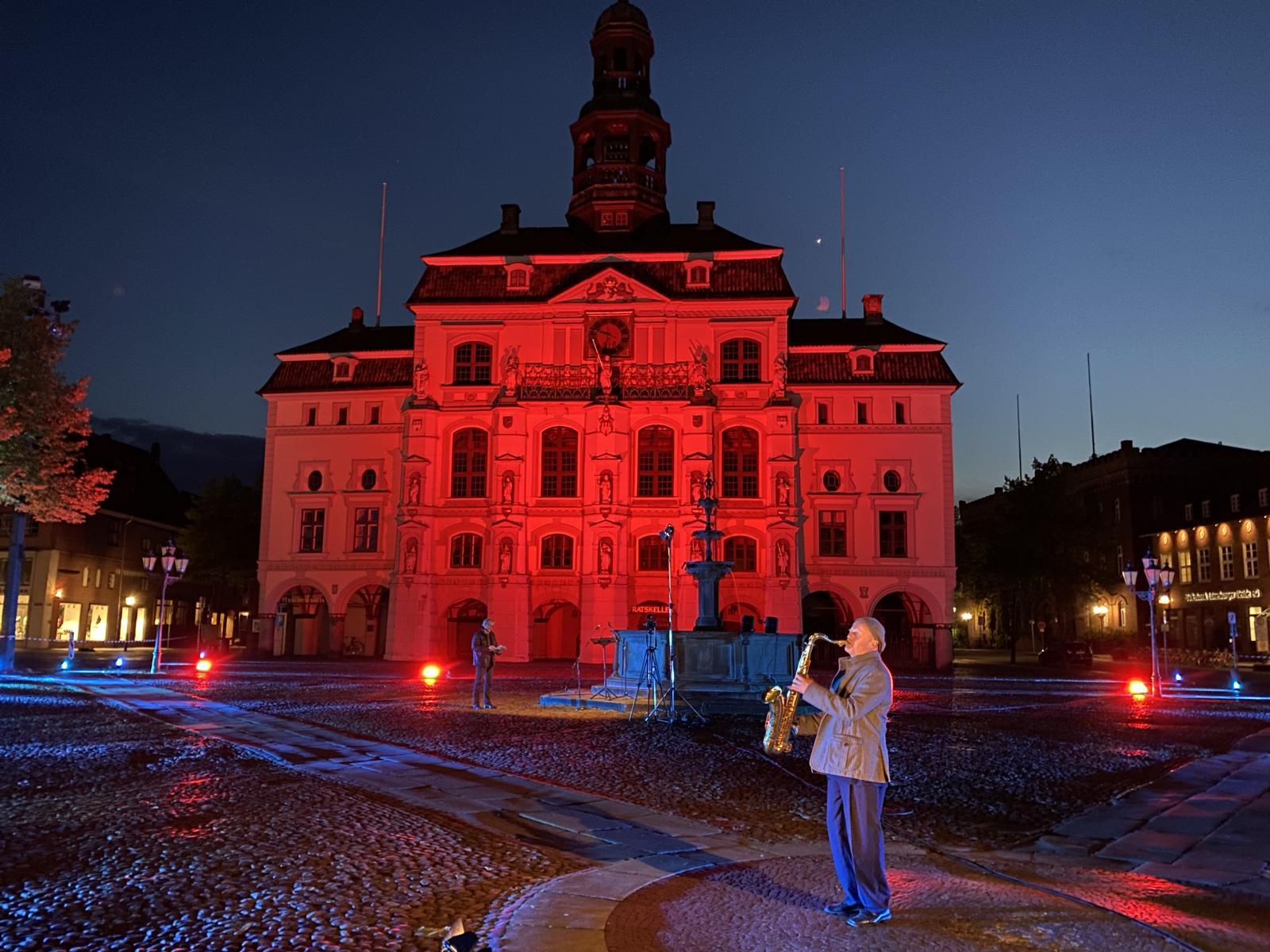 Marktplatz Lüneburg zum 75. Jahrestag der Kapitulation1
