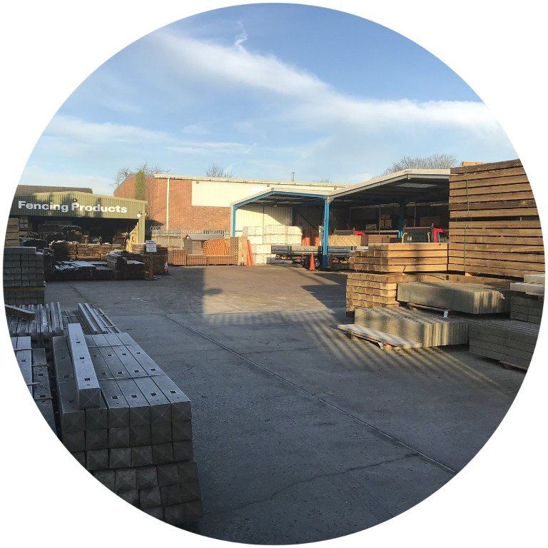 Large timber yard