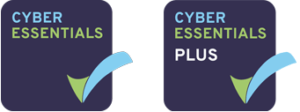 Two logos for cyber essentials and cyber essentials plus