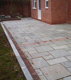 patio laying