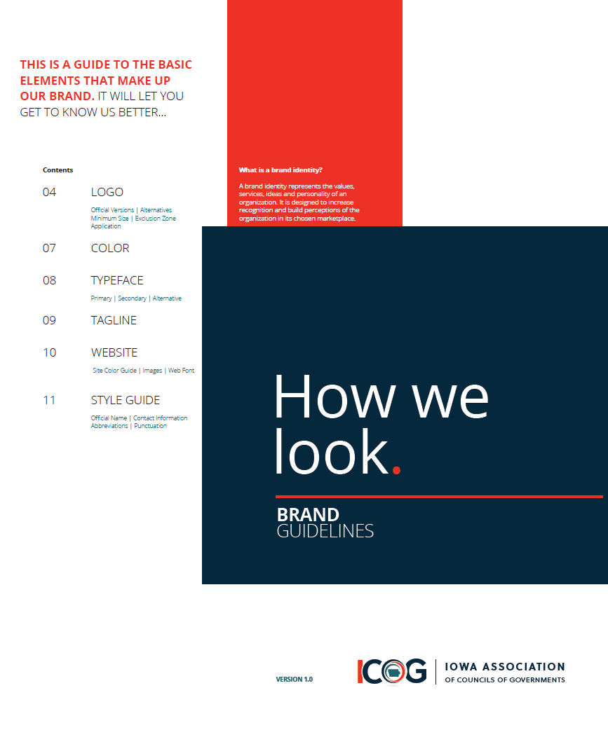 ICOG's brand manual