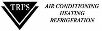 A logo for trip 's air conditioning heating and refrigeration