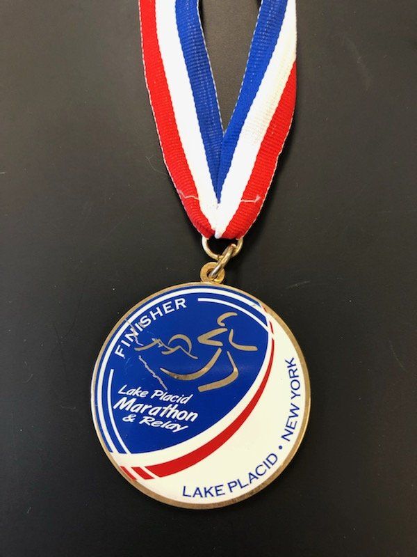 A medal for the lake placid marathon in new york