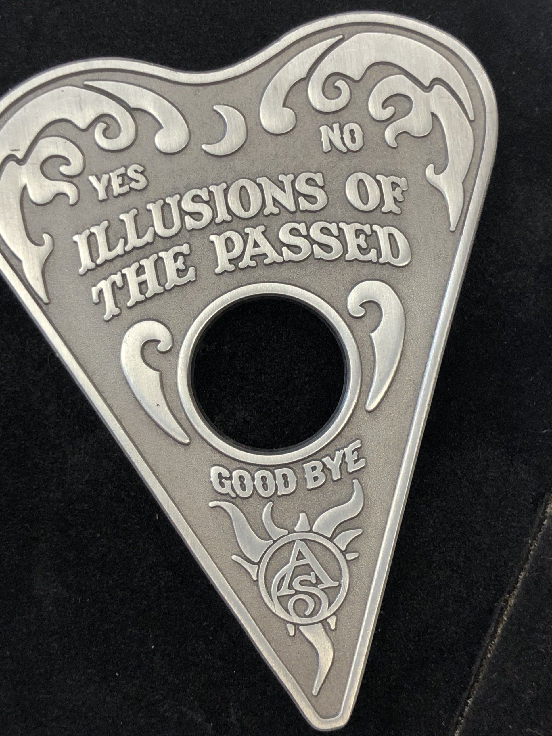 A ouija board that says yes illusions of the passed and good bye