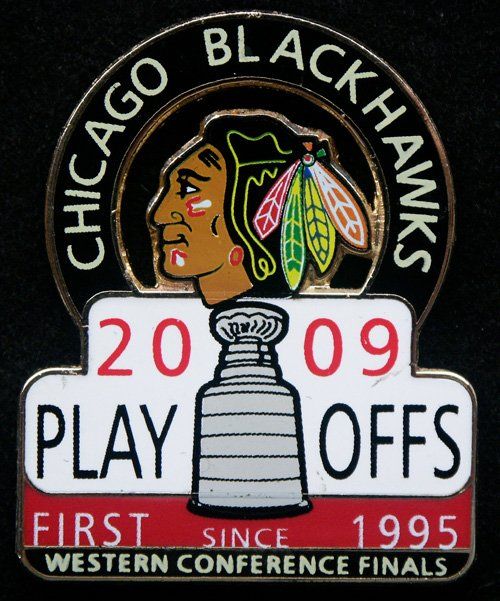 A chicago blackhawks logo for the 2009 play offs