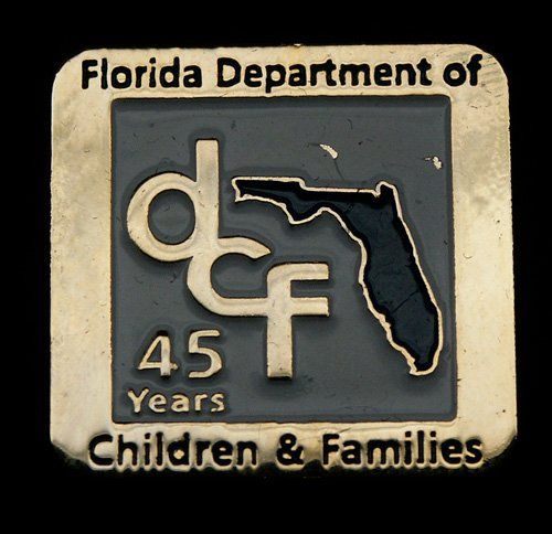 A badge for the florida department of children and families